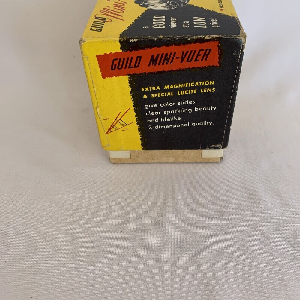 VINTAGE ANTIQUE‎ Guild Mini-Viewer W/ORIG BOX 2" x 2" PHOTO Slides PHOTOGRAPHY - Picture 4 of 7